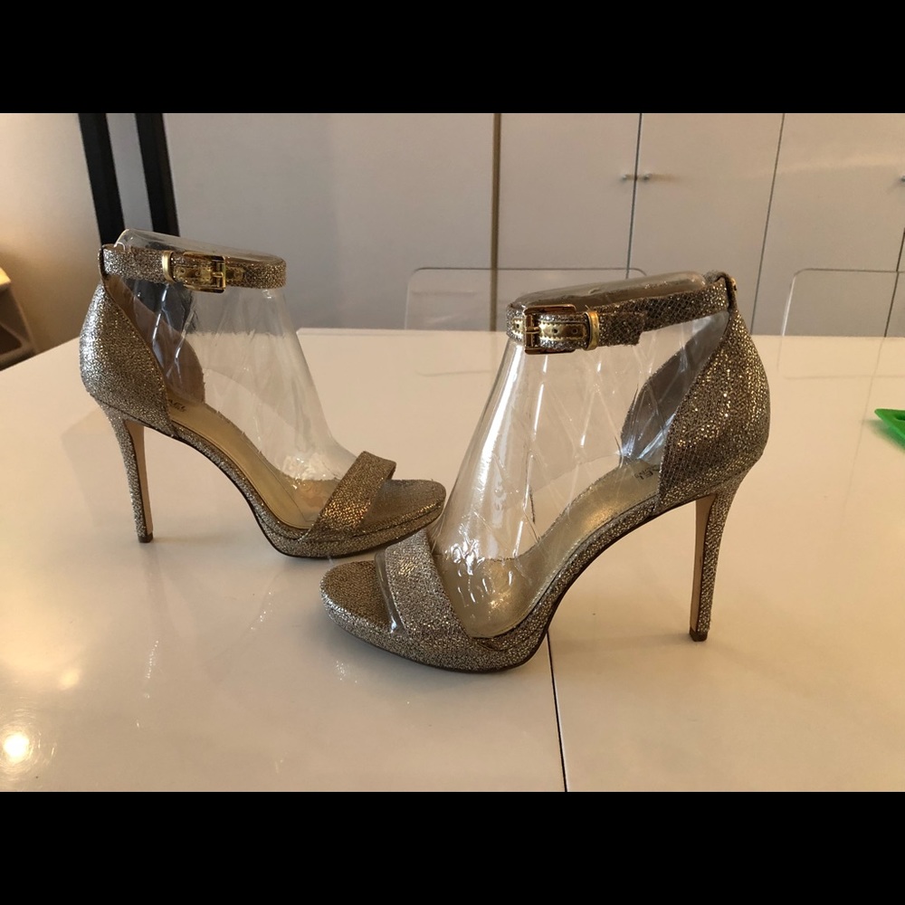 Michael Kors !! Gold Platform High Sandal